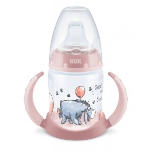 Μπιμπερό Εκπαίδευσης First Choice Temperature Control 150 ml με Ρύγχος Winnie the Pooh Ροζ Nuk Μπιμπερό Εκπαίδευσης First Choice Temperature Control 150 ml με Ρύγχος Winnie the Pooh Ροζ Nuk