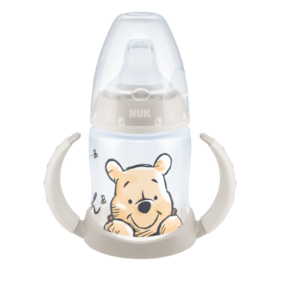 Μπιμπερό Εκπαίδευσης First Choice Temperature Control 150 ml με Ρύγχος Winnie the Pooh Γκρι Nuk Μπιμπερό Εκπαίδευσης First Choice Temperature Control 150 ml με Ρύγχος Winnie the Pooh Γκρι Nuk