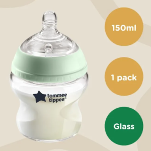 Μπιμπερό Γυάλινο Closer To Nature 150ml Με Θηλή Σιλικόνης 0m+ Tommee Tippee Μπιμπερό Γυάλινο Closer To Nature 150ml Με Θηλή Σιλικόνης 0m+ Tommee Tippee