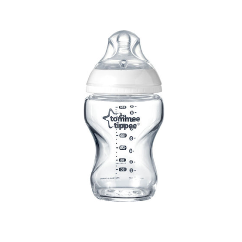 Μπιμπερό Γυάλινο Closer To Nature 250ml Με Θηλή Σιλικόνης 0m+Tommee Tippee Μπιμπερό Γυάλινο Closer To Nature 250ml Με Θηλή Σιλικόνης 0m+Tommee Tippee