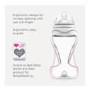 Μπιμπερό Γυάλινο Anticolic 6033 Pink 240ml 2m+ Nuvita