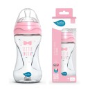 Μπιμπερό Γυάλινο Anticolic 6033 Pink 240ml 2m+ Nuvita