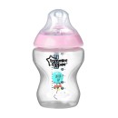 Πλαστικό Μπιμπερό Closer To Nature Μικρής Ροής 260ml Ρόζ Tommee Tippee Πλαστικό Μπιμπερό Closer To Nature Μικρής Ροής 260ml Ρόζ Tommee Tippee