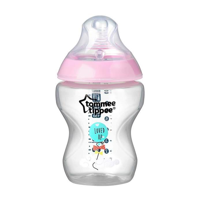 Πλαστικό Μπιμπερό Closer To Nature Μικρής Ροής 260ml Ρόζ Tommee Tippee Πλαστικό Μπιμπερό Closer To Nature Μικρής Ροής 260ml Ρόζ Tommee Tippee