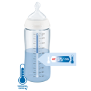Μπιμπερό πολυπροπυλενίου First Choice Plus 300ml Temperature Control με Θηλή Σιλικόνης 0-6m Μπλε Ελέφαντας Nuk Μπιμπερό πολυπροπυλενίου First Choice Plus 300ml Temperature Control με Θηλή Σιλικόνης 0-6m Μπλε Ελέφαντας Nuk