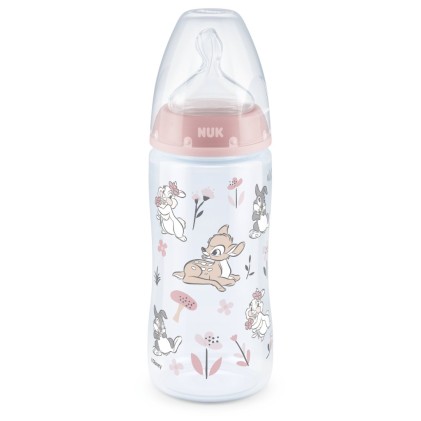 Μπιμπερό Πολυπροπυλενίου Bambi First Choice Plus Temperature Control 300ml Με Θηλή Σιλικόνης 6-18m Nuk Μπιμπερό Πολυπροπυλενίου Bambi First Choice Plus Temperature Control 300ml Με Θηλή Σιλικόνης 6-18m Nuk
