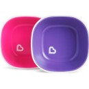 Μπολ Φαγητού 2 Τεμάχια  Splash Bowls Ροζ/Μωβ Munchkin