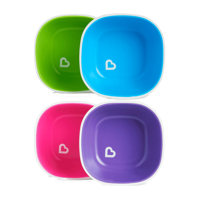 Μπολ Φαγητού 2 Τεμάχια  Splash Bowls Ροζ/Μωβ Munchkin