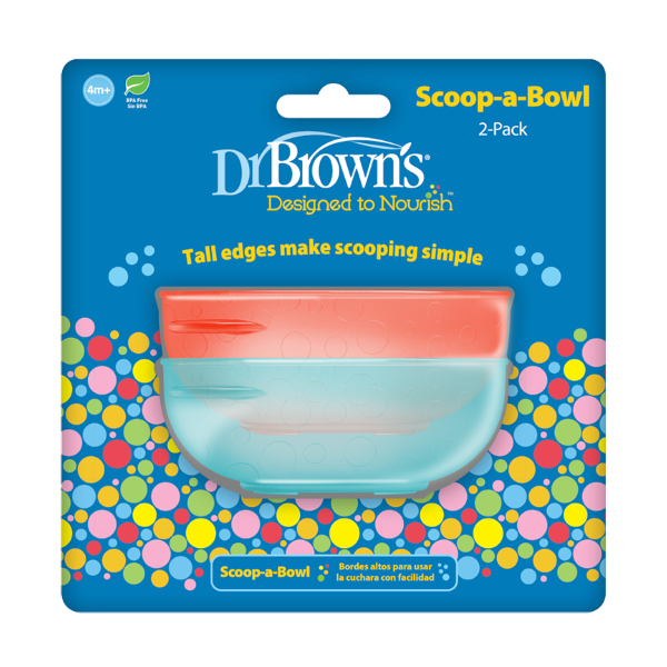 Μπολ φαγητού 2τμχ Dr. Brown's