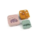 Μπωλ με Καπάκι Σετ 3τεμ Deer friends Powder mix Done By Deer