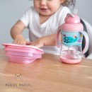 Μπολ Σιλικόνης Πτυσσόμενο Pastel Με Καπάκι Poζ Marcus & Marcus