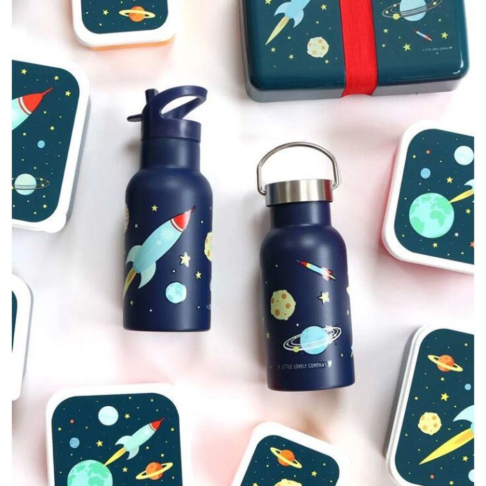 Μπουκάλι Με Διπλό Τοίχωμα Από Ανοξείδωτο Ατσάλι 350ml Διάστημα A Little Lovely Company Μπουκάλι Με Διπλό Τοίχωμα Από Ανοξείδωτο Ατσάλι 350ml Διάστημα A Little Lovely Company