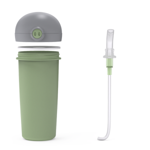 Μπουκάλι Πλαστικό Με Καλαμάκι Σιλικόνης We Care Πράσινο 380ml Nava Μπουκάλι Πλαστικό Με Καλαμάκι Σιλικόνης We Care Πράσινο 380ml Nava