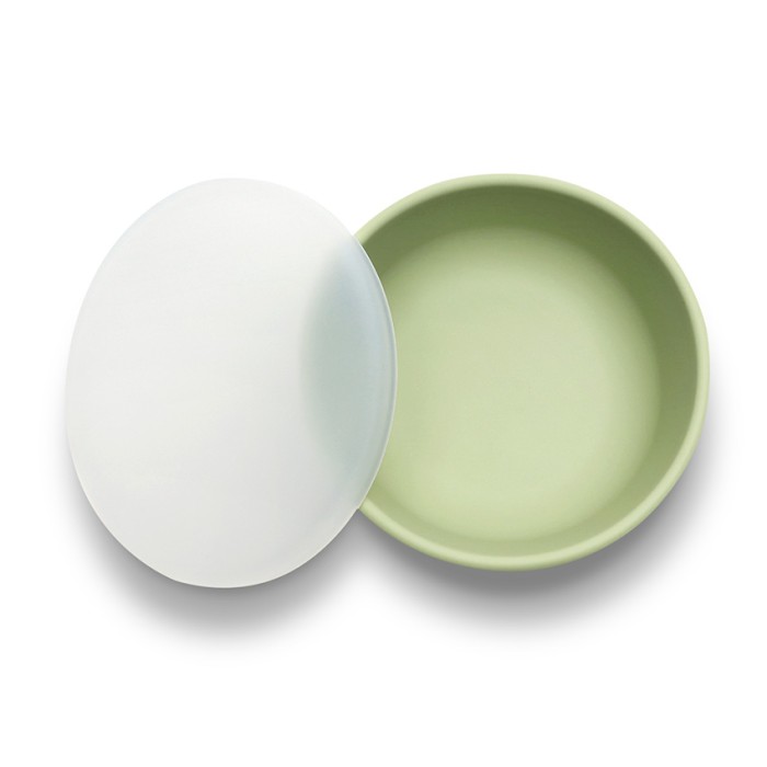 Μπωλ Φαγητού Σιλικόνης Με Καπάκι Natural Fresh Green Lorelli