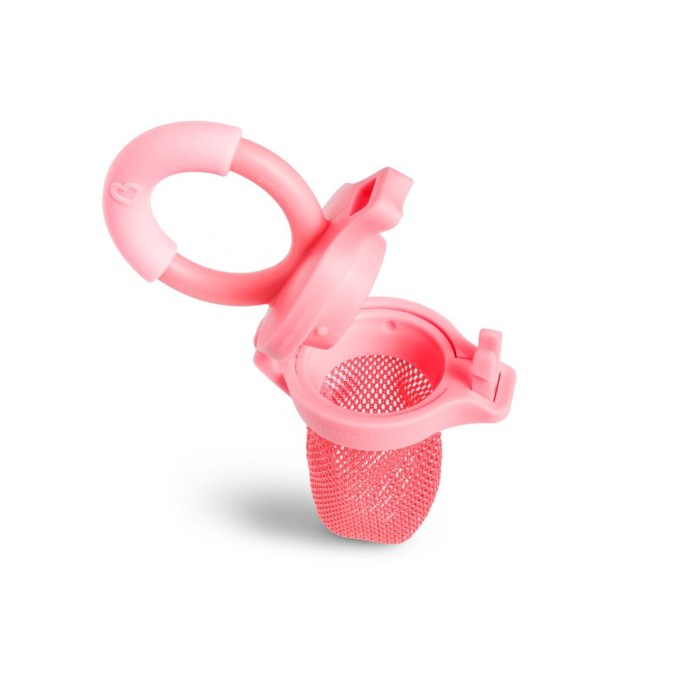 Munchkin Δίχτυ Δοκιμής Φρέσκου Φαγητού Food Feeder 6m+ Ροζ