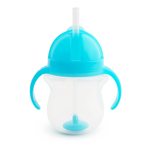 Munchkin Κύπελλο με Καλαμάκι Click Lock Μπλε 207ml 6m+
