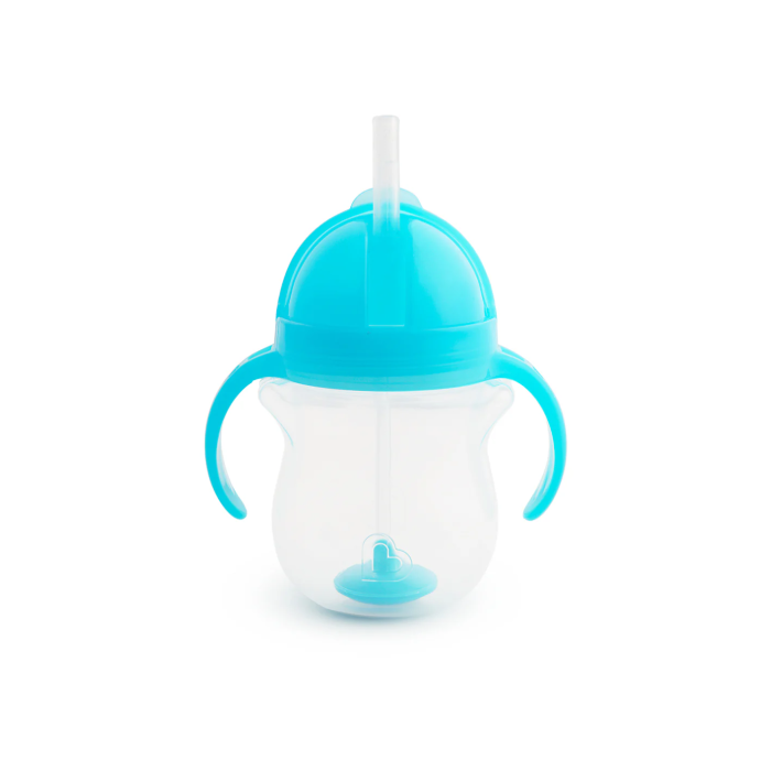 Munchkin Κύπελλο με Καλαμάκι Click Lock Μπλε 207ml 6m+