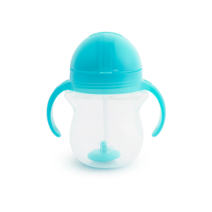 Munchkin Κύπελλο με Καλαμάκι Click Lock Μπλε 207ml 6m+ Munchkin Κύπελλο με Καλαμάκι Click Lock Μπλε 207ml 6m+