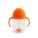 Munchkin Κύπελλο με Καλαμάκι Click Lock Πορτοκαλί 207ml 6m+