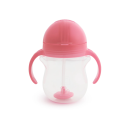 Munchkin Κύπελλο με Καλαμάκι Click Lock Ροζ 207ml 6m+