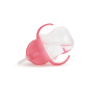 Munchkin Κύπελλο με Καλαμάκι Click Lock Ροζ 207ml 6m+