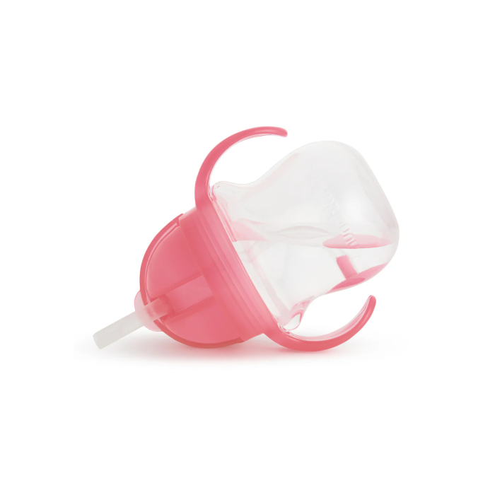 Munchkin Κύπελλο με Καλαμάκι Click Lock Ροζ 207ml 6m+