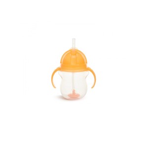 Munchkin Κύπελλο με Καλαμάκι Click Lock Πορτοκαλί 207ml 6m+ Munchkin Κύπελλο με Καλαμάκι Click Lock Πορτοκαλί 207ml 6m+