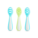 Munchkin Σετ Εκπαιδευτικά Κουταλάκια Gentle Dip Self-Feeding Blue-Green 3τμχ.
