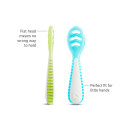 Munchkin Σετ Εκπαιδευτικά Κουταλάκια Gentle Dip Self-Feeding Blue-Green 3τμχ.