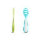Munchkin Σετ Εκπαιδευτικά Κουταλάκια Gentle Dip Self-Feeding Blue-Green 3τμχ.