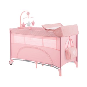 Παρκοκρέβατο 2 Επιπέδων Nighty Night Pink Kikka Boo