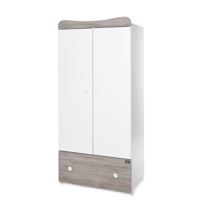 Ντουλάπα Exclusive White/Artwood New Lorelli