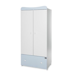 Ντουλάπα Exclusive White/Baby Blue Lorelli