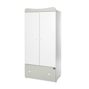 Ντουλάπα Exclusive White/Milky Green Lorelli