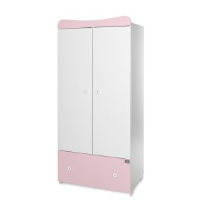 Ντουλάπα Exclusive White/Orchid Pink Lorelli