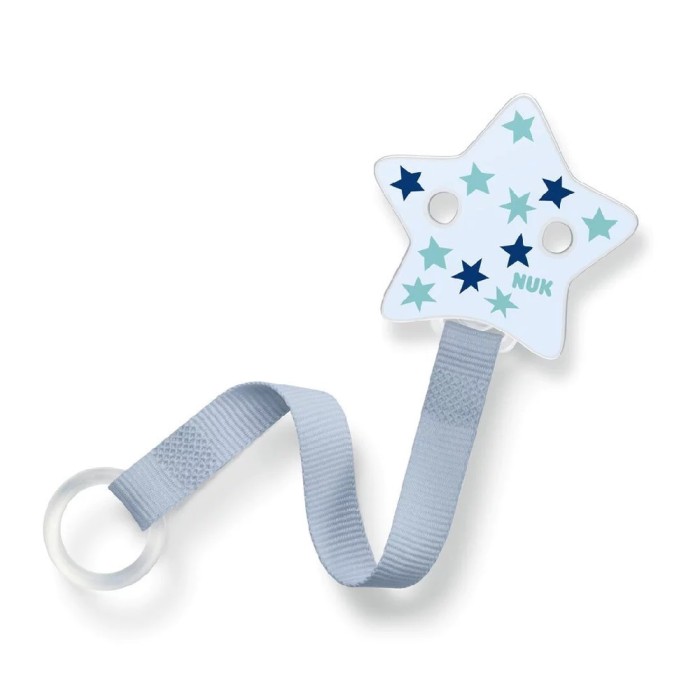 Nuk Κορδέλα Πιπίλας Γαλάζια Αστεράκια Nuk Κορδέλα Πιπίλας Γαλάζια Αστεράκια