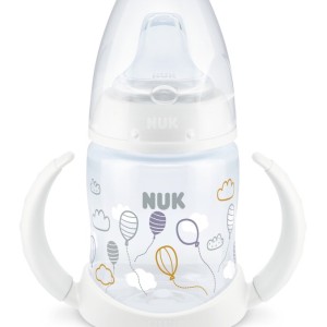 NUK First Choice Μπιμπερό Εκπαίδευσης Με Δείκτη Ελέγχου Θερμοκρασίας Λευκό