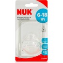NUK First Choice Plus Θηλές Από Καουτσούκ 2τμχ Μedium 6-18m NUK First Choice Plus Θηλές Από Καουτσούκ 2τμχ Μedium 6-18m