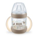 NUK For Nature Μπιμπερό Eκπαίδευσης 150 ml Temperature Control Με Στόμιο Σιλικόνης & Λαβές Μπεζ NUK For Nature Μπιμπερό Eκπαίδευσης 150 ml Temperature Control Με Στόμιο Σιλικόνης & Λαβές Μπεζ