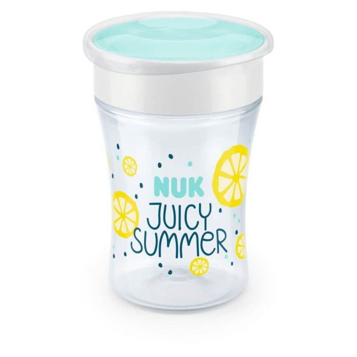 Nuk Fruits Magic Cup 230ml 8m+ με Χείλος & Καπάκι Κίτρινο Nuk Fruits Magic Cup 230ml 8m+ με Χείλος & Καπάκι Κίτρινο