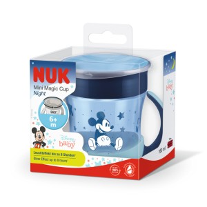 NUK Mini Magic Cup Night Mickey 160ml Με Χείλος Και Καπάκι NUK Mini Magic Cup Night Mickey 160ml Με Χείλος Και Καπάκι