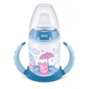 NUK Peppa Pig First Choice Μπιμπερό Εκπαίδευσης Temperature Control Mπλε NUK Peppa Pig First Choice Μπιμπερό Εκπαίδευσης Temperature Control Mπλε