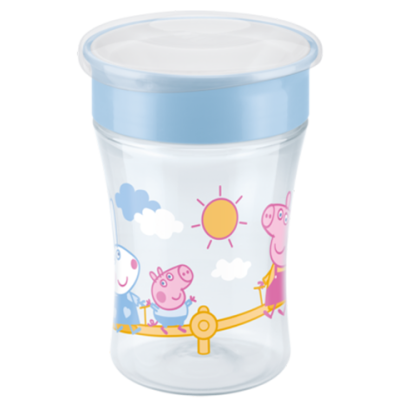 NUK Peppa Pig Magic Cup 230ml Με Χείλος & Καπάκι NUK Peppa Pig Magic Cup 230ml Με Χείλος & Καπάκι