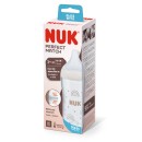 Nuk Perfect Match Μπιμπερό Γυάλινο Temperature Control 230ml Με Θηλή Σιλικόνης 3+m Rainbow
