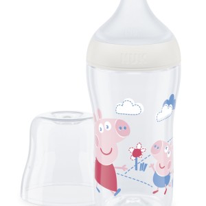 Nuk Perfect Match Μπιμπερό PP Temperature Control 260ml Με Θηλή Σιλικόνης 3+m Peppa Pig