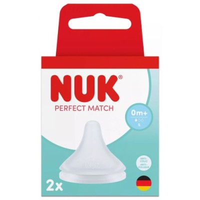 NUK Perfect Match Θηλές Σιλικόνης Μέγεθος Small 2tmx