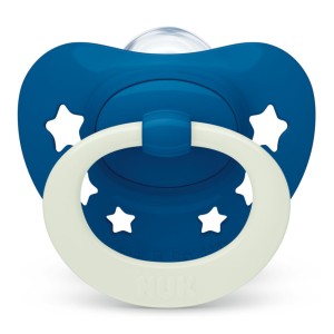 Nuk Πιπίλα Signature Night Σιλικόνης 18-36m Blue Nuk Πιπίλα Signature Night Σιλικόνης 18-36m Blue