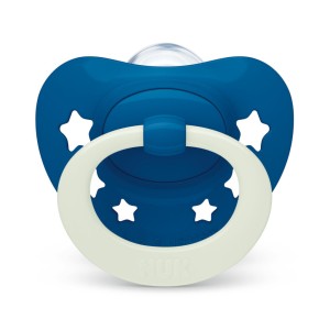 Nuk Πιπίλα Signature Night Σιλικόνης 18-36m Blue Nuk Πιπίλα Signature Night Σιλικόνης 18-36m Blue