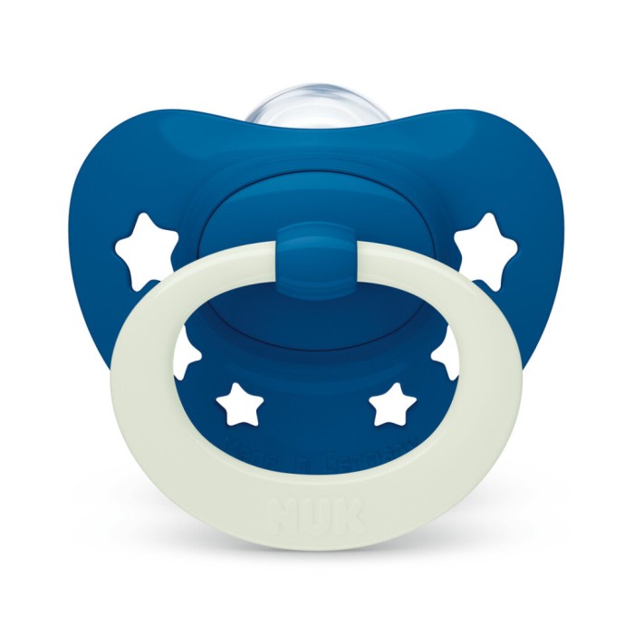 Nuk Πιπίλα Signature Night Σιλικόνης 18-36m Blue Nuk Πιπίλα Signature Night Σιλικόνης 18-36m Blue