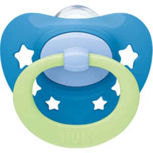 Nuk Πιπίλα Signature Night Σιλικόνης 18-36m Μπλε Nuk Πιπίλα Signature Night Σιλικόνης 18-36m Μπλε